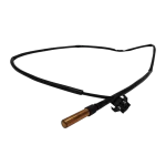 Sensor de temperatura Midea modelo 11201007002320 CGQ-WD/GW4100-L560-SMP3B-P500 visto en ángulo lateral con punta de cobre.