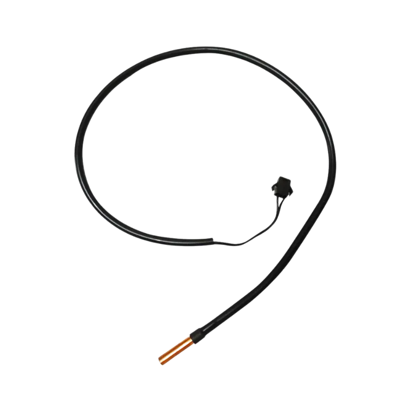 Sensor de temperatura Midea CGQ-WD/GW4100-L560-SMP3B-P500 completo con cableado extendido.