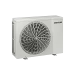 Unidad exterior Samsung WindFree 12000 BTU ángulo lateral
