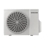 Unidad exterior Samsung WindFree 12000 BTU frontal con ventilador circular