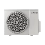 Unidad exterior Samsung WindFree 12000 BTU | Modelo AR70F12D1CB Unidad exterior del aire acondicionado Samsung WindFree Inverter 12000 BTU, diseño compacto, ventilación eficiente y construcción resistente para exteriores.
