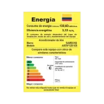 Etiqueta RETIQ Aire Acondicionado Samsung AR70F12D1CB | Consumo mensual y clasificación Etiqueta RETIQ de eficiencia energética del aire acondicionado Samsung AR70F12D1CB mini split.