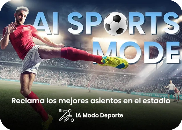 Hisense modo deporte