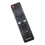 Control remoto Samsung BN59-01315B para Smart TV con botones de Netflix y Prime Video.