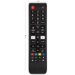 Medidas del control remoto Samsung Smart TV BN59-01347A: 17.5 cm x 4.5 cm