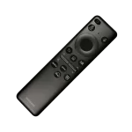 Control remoto Samsung BN59-01455P negro con botones para Netflix, Prime Video y Disney+.