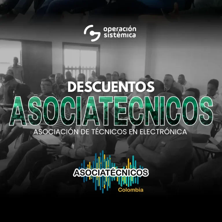descuentos operacion sistemica asociatecnicos colombia previ Descuentos exclusivos para miembros de ASOCIATÉCNICOS Colombia por Operación Sistémica