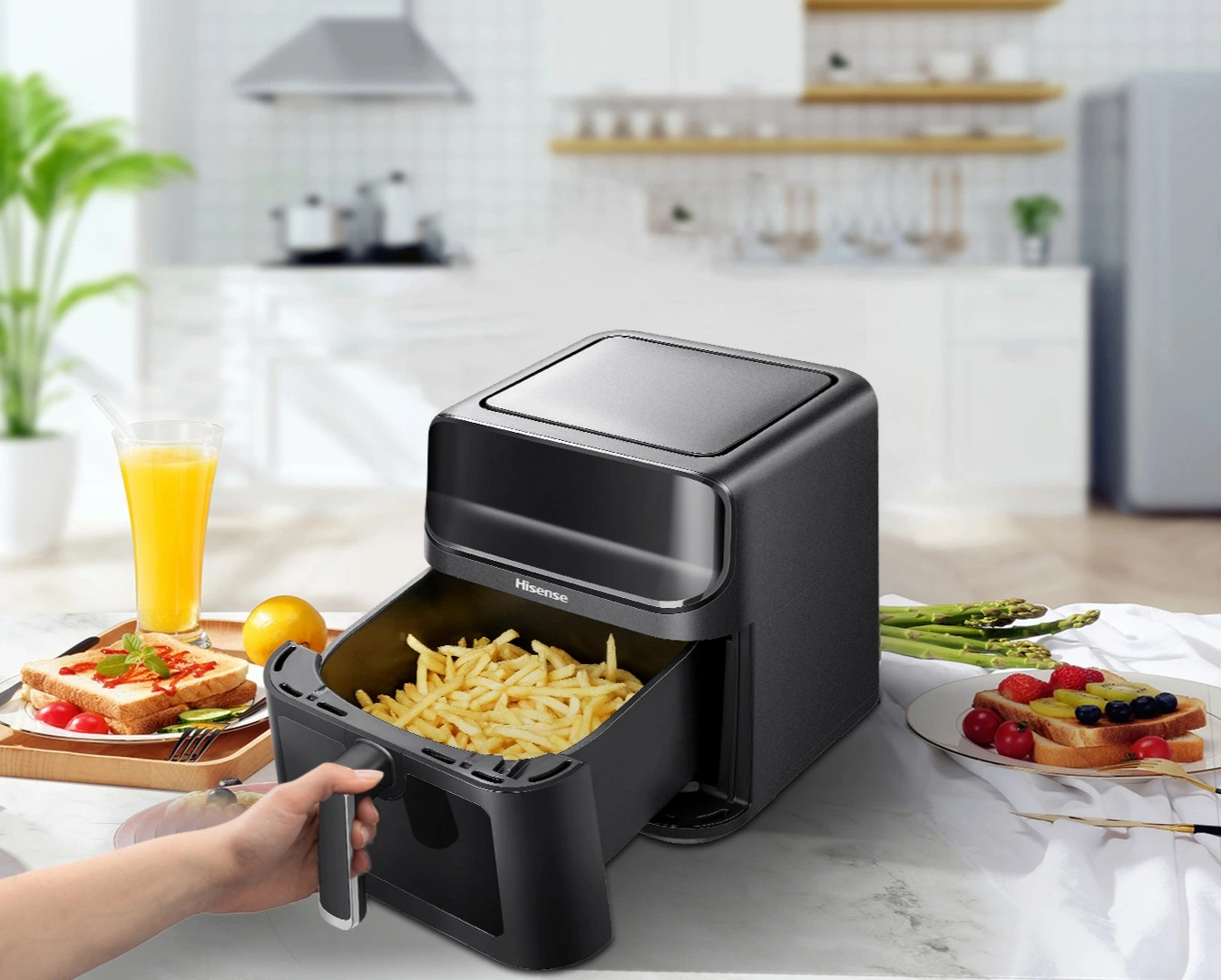 Cocina saludable con la freidora de aire