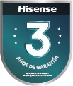 3 años de garantía en partes y compresor