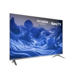 Vista lateral del Smart TV Hyundai 50" HYLED5023R4KM con Roku TV