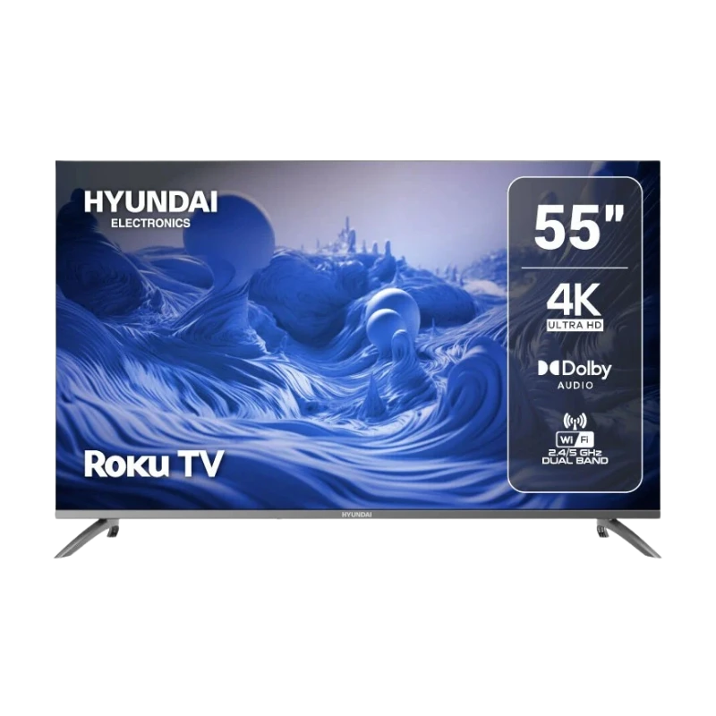 TV Hyundai Smart 55 pulgadas 4K UHD con Roku y Dolby Audio