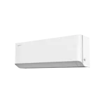 Unidad interior Hisense Esmeralda Inverter Retiq B con display digital visible Aire acondicionado Hisense Esmeralda Inverter Retiq B unidad interior vista diagonal derecha