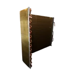 Condensador IN-KF50W/BP3N8-X230(C6).ZL.1(J) - vista lateral con detalle de conexiones.