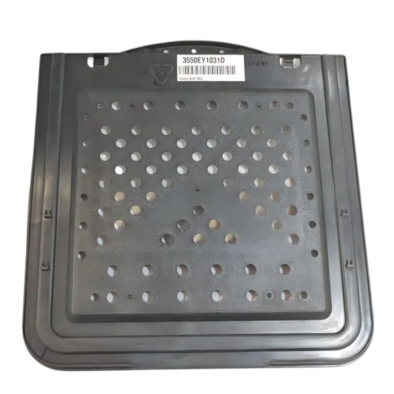 Cubierta protectora anti-ratas LG 3550EY1031D vista frontal con orificios de ventilación