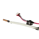 Sensor combinado Midea 11201011000188 con cables de conexión, conectores y sonda de temperatura.