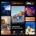 Funciones destacadas del televisor Hisense 40A4NV con Dolby Audio, Game Mode y más