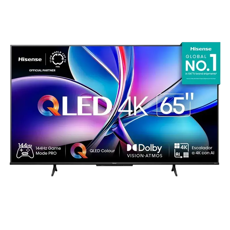Televisor Hisense Q7QG de 65 pulgadas con QLED 4K, 144Hz y Dolby Vision
