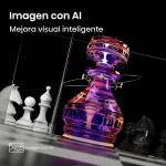 Mejora visual con inteligencia artificial en televisor Hisense QLED 4K modelo 50Q6QV