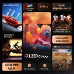 Funciones destacadas del Hisense 55Q6QV: QLED, 60Hz, VRR, Dolby y más
