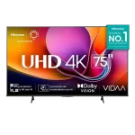Televisor Hisense Smart 75" UHD/4K VIDAA 60Hz 36W 75A6NV
