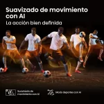 Acción fluida con AI en el Hisense 75A6NV: modo deportes y suavizado inteligente Suavizado de movimiento y modo deportes con inteligencia artificial en el televisor Hisense 75A6NV