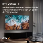 Hisense 75A6NV: sonido envolvente DTS Virtual:X para una experiencia inmersiva Televisor Hisense 75A6NV con sonido envolvente DTS Virtual:X