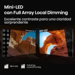 Tecnología Mini-LED con Full Array Local Dimming en el Hisense 55U7QG