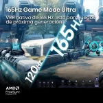 Televisor Hisense 75U8QG con VRR nativo a 165Hz y AMD FreeSync Premium Pro para juegos de nueva generación