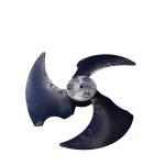 Ventilador Axial ZL-490*151*12-3KN RoHS, repuesto original de 3 aspas, alta eficiencia y durabilidad para equipos industriales.