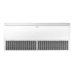 Unidad interior de aire acondicionado Samsung suspendido en techo Inverter 36000 BTU 220 V R32 vista frontal