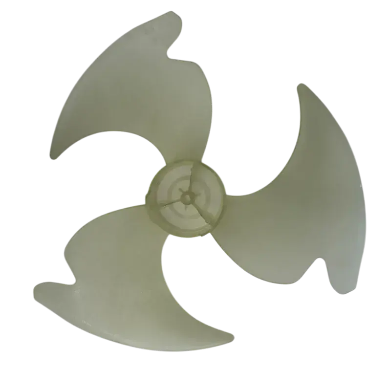 Aspa Ventilador Aire Acondicionado Hisense K2034933 – Vista Superior Aspa de ventilador Hisense K2034933 vista superior, repuesto de tres palas para aire acondicionado