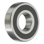 Rodamiento LG 4280EN4001G en vista diagonal, acero pulido