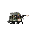 Caja electrónica MX-KF50W vista frontal con conectores múltiples y estructura reforzada