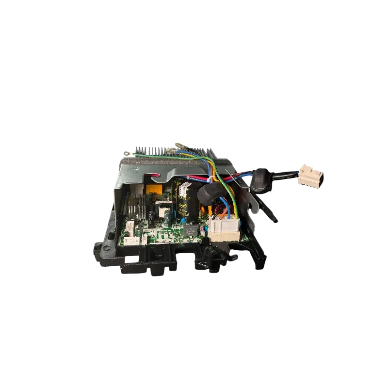 Caja electrónica MX-KF50W vista frontal con conectores múltiples y estructura reforzada