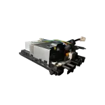 Caja electrónica MX-KF50W vista frontal con conectores múltiples y estructura reforzada