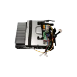 Caja electrónica Midea original modelo 17222000034258 con disipador de calor y conectores múltiples.