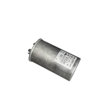Capacitor de compresor 40UF 450V 55-P2 2000h Midea con terminales Faston y carcasa metálica cilíndrica.