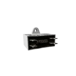 Capacitor Fan Motor 4UF 450V – Vista frontal con terminales metálicos