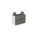 Parte trasera del Fan Motor Capacitor 4UF/450V-S3-B-CP(2+2) con soporte de montaje