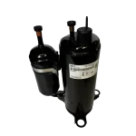 Compresor GMCC Inverter ASK103D59UEZ con conexiones de cobre Vista lateral del compresor GMCC Inverter ASK103D59UEZ con doble conexión