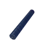 Ventilador cilíndrico Midea 12100102000131 azul completo en vista superior.