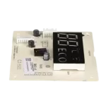 Vista superior de la tarjeta de display subassembly 17122000A07845 con pantalla activa.