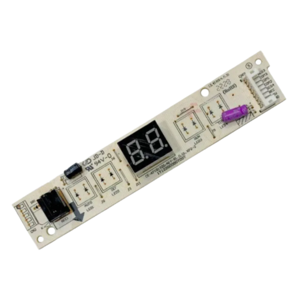 Display board subassembly 17122000006952 de Midea vista a 45 grados