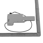 Display board Midea 17222000A35029 con pantalla digital y cable plano para control electrónico de aire acondicionado.