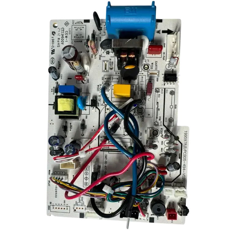 Electrical Control Board Hisense K2254445 vista frontal con componentes originales para unidad interior Inverter