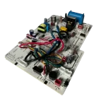 Electrical Control Board K2254445 de Hisense vista desde el lado derecho con cableado multicolor