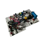 Electrical Control Board Hisense K2254445 en vista lateral mostrando relés y transformador