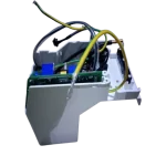 Vista lateral de la Electronic Control Box 17222000034281 Midea con placa montada y cableado