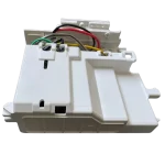 Electronic Control Box 17222000034014 Midea con conectores de colores y carcasa protectora plástica