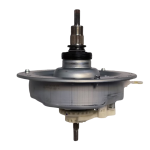 Transmisión y Embrague para Lavadora LG AEN73131404 | Vista de Perfil Vista de perfil del conjunto de embrague y acoplamiento AEN73131404 para lavadora LG, mostrando el doble eje de transmisión.